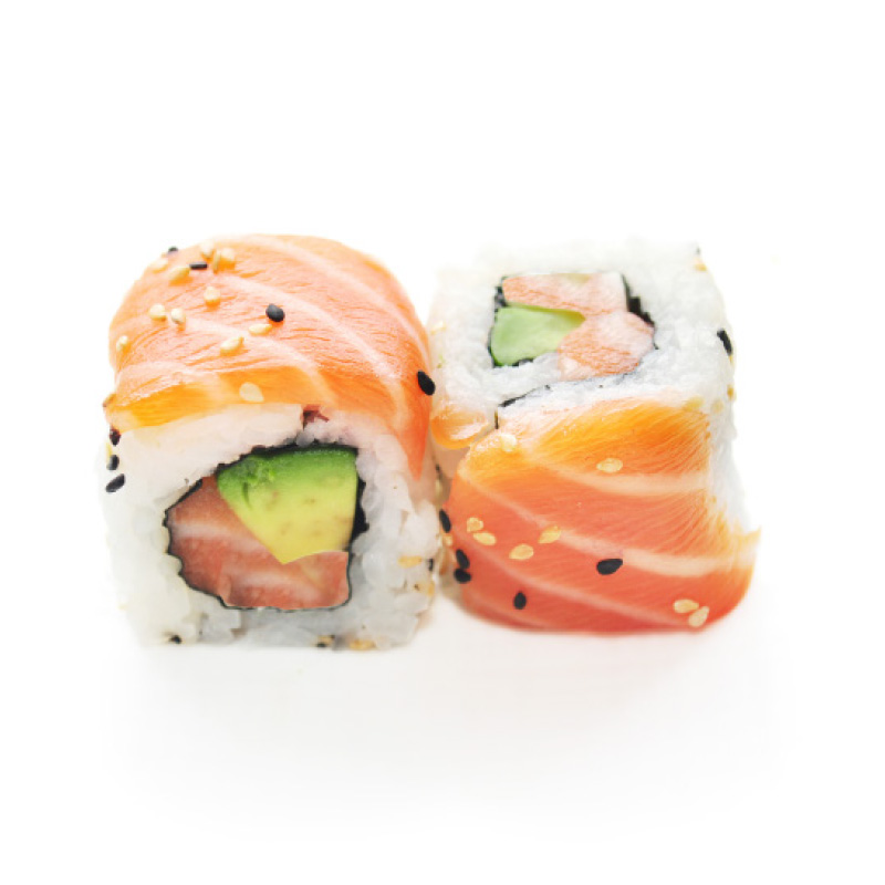 313.313 Osaka maki  (saumon, avocat  / salmon, avocado)