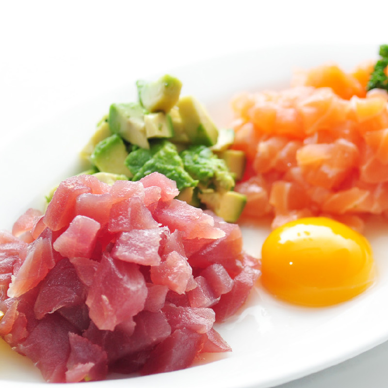 600.600 tartare thon et saumon